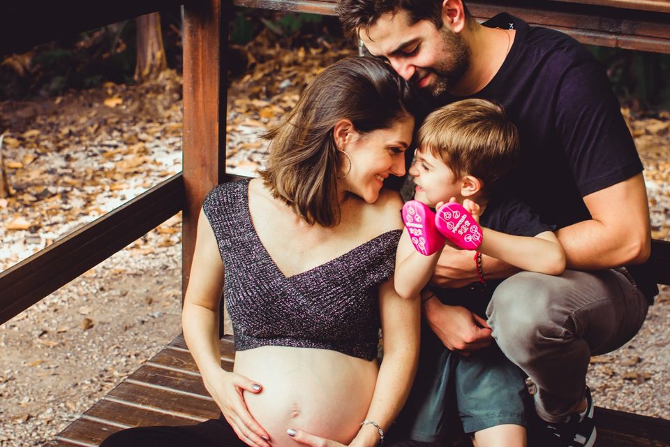 Taty e família a espera da Laura